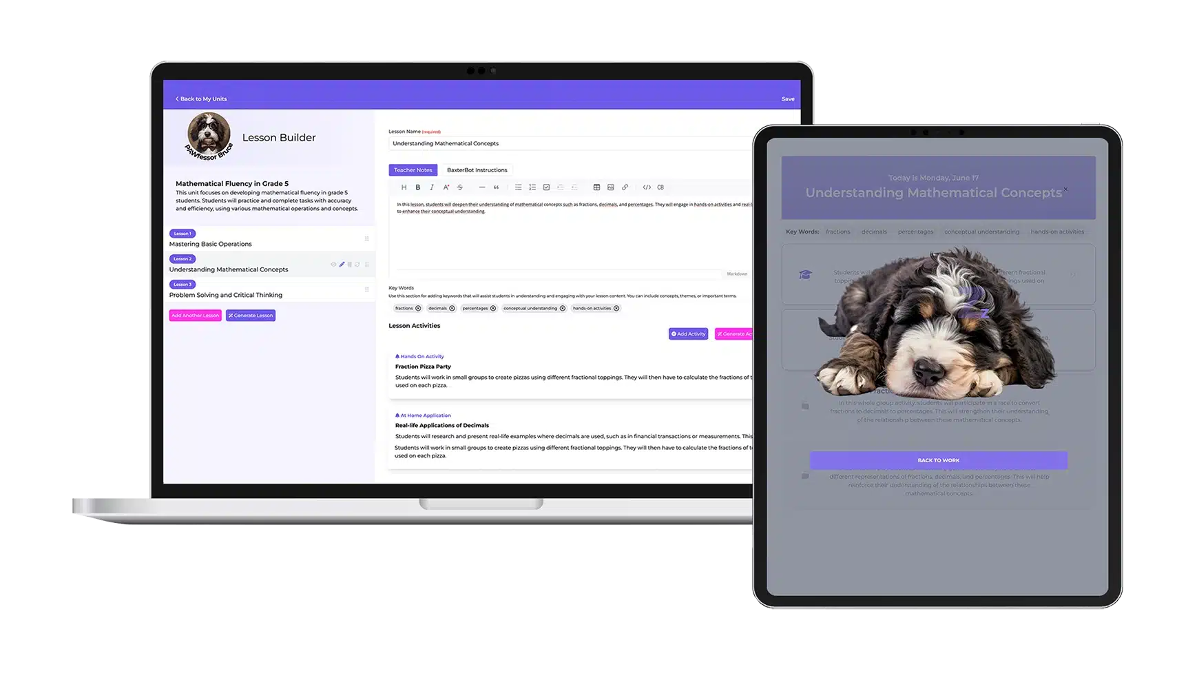 Scholar Ed Case Study mockups
